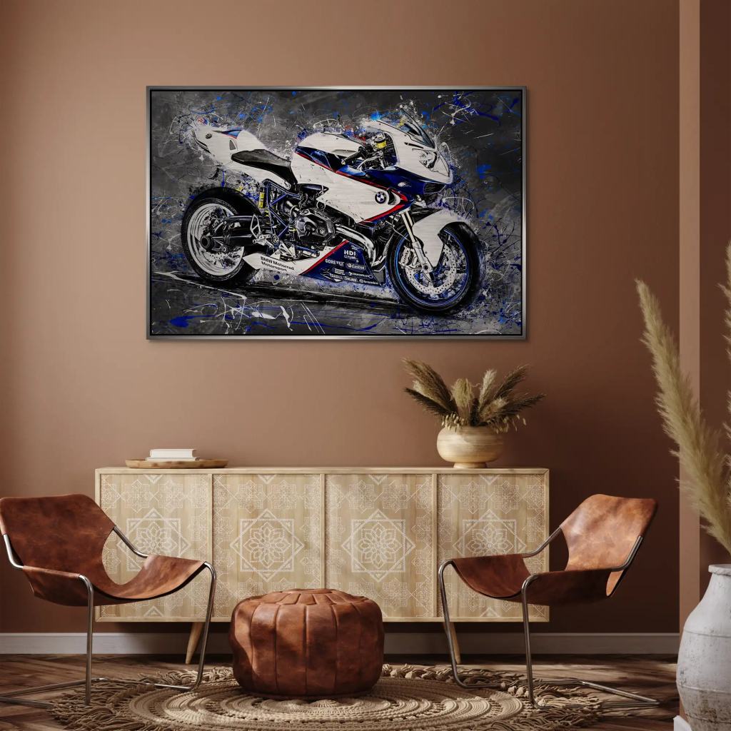 BMW HP2 Abstrakt Style Alu Gebürstet INGALERIE