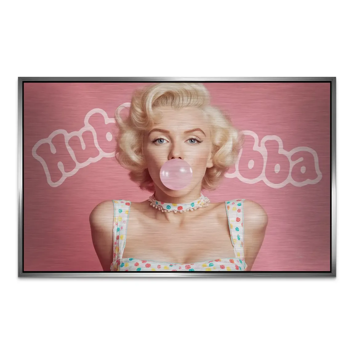 Marilyn Monroe Hubba Glam AluDibond Gebürstet