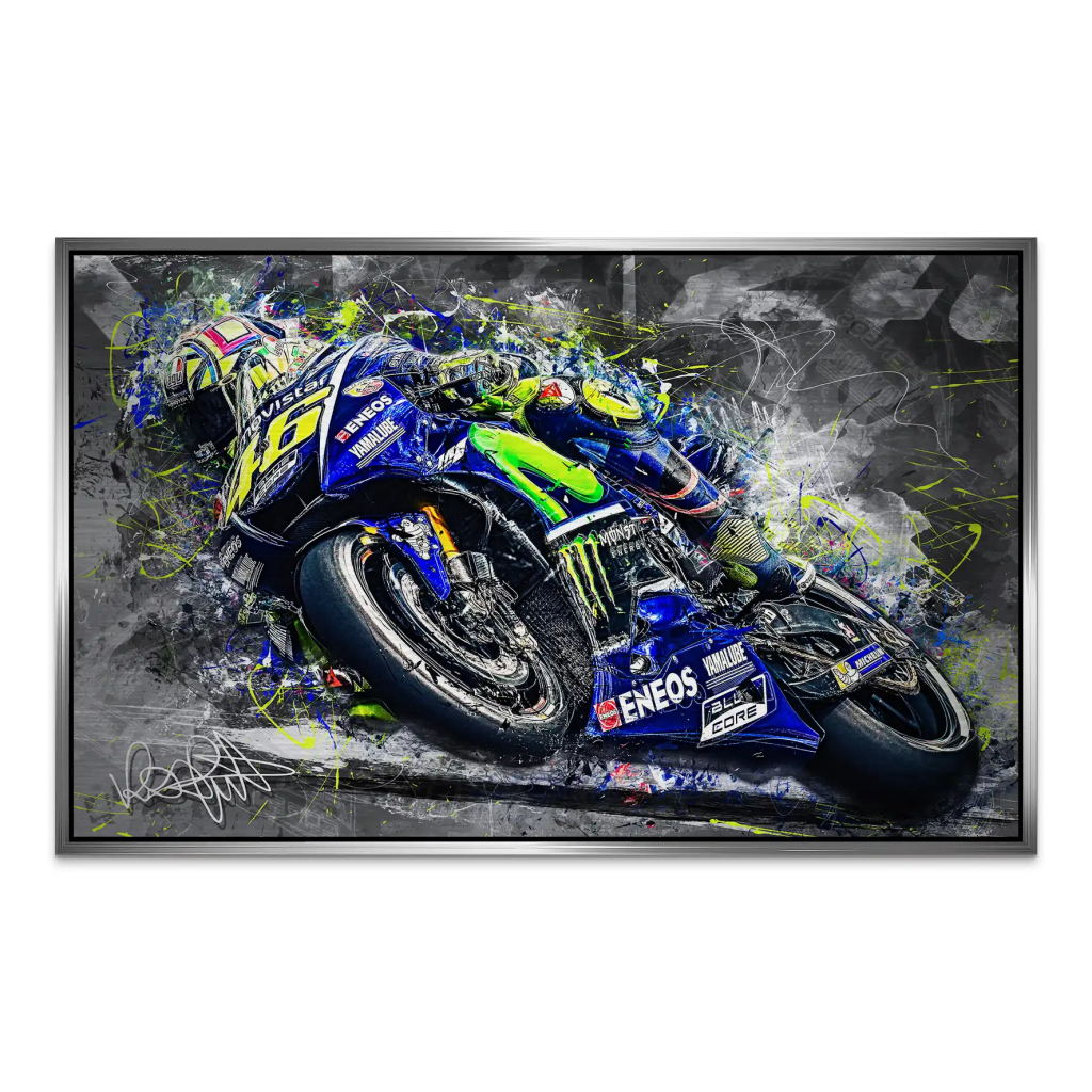 Yamaha Rossi Style AluDibond Gebürstet INGALERIE