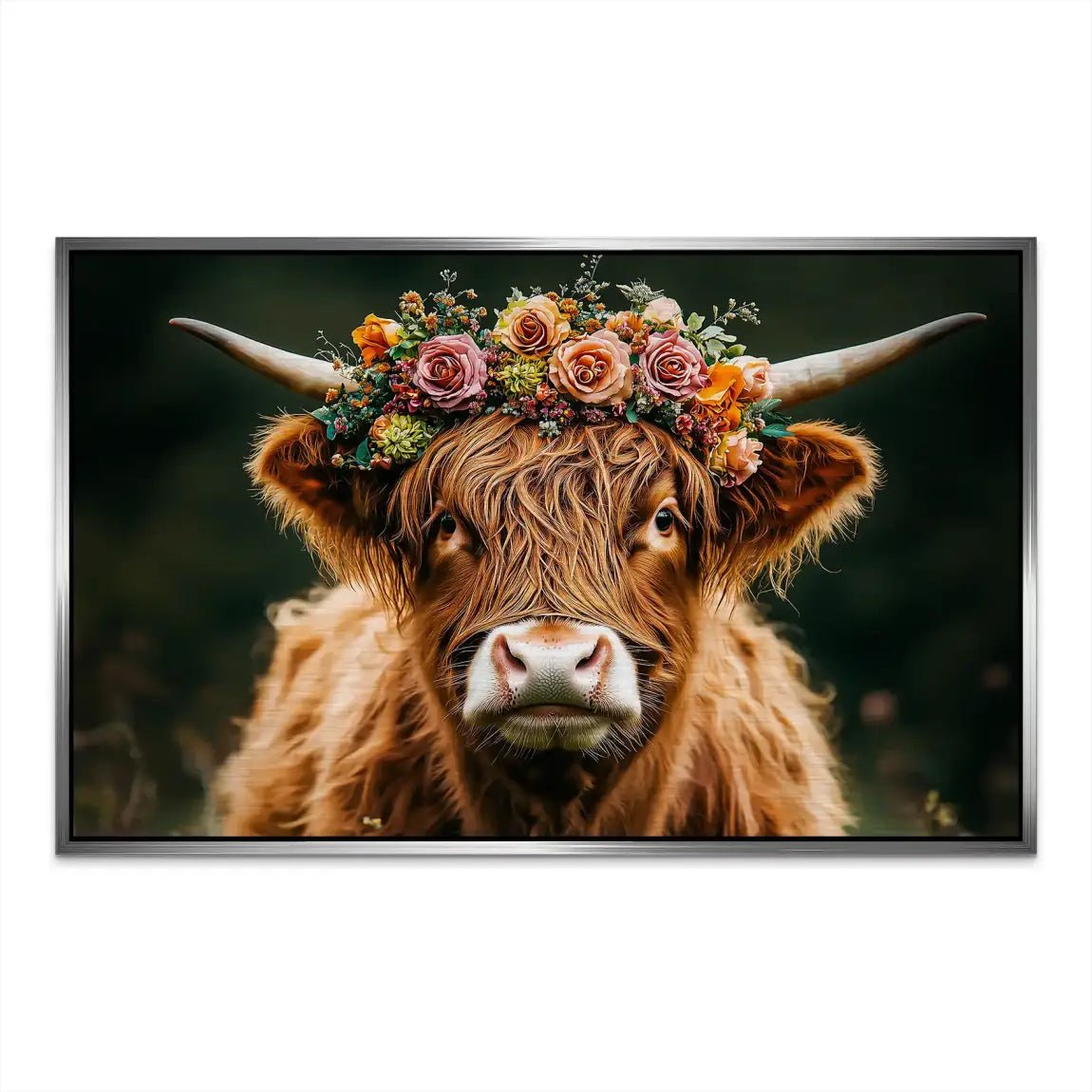 Highland Cow AluDibond Gebürstet INGALERIE