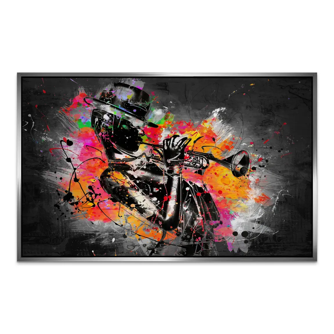 Jazzman Pop Style AluDibond Gebürstet