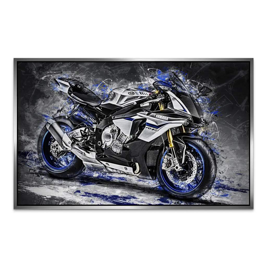 Yamaha R1M Abstrakt AluDibond Gebürstet INGALERIE