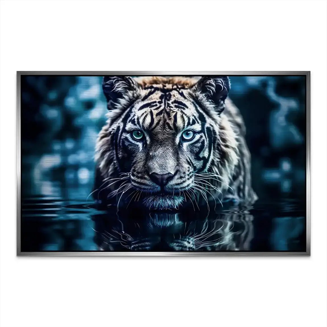 Tiger by Night AluDibond Gebürstet INGALERIE