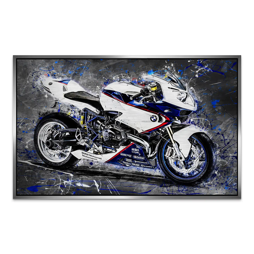 BMW HP2 Abstrakt Style Alu Gebürstet INGALERIE