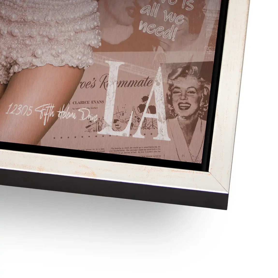 Hollywood Glam Marilyn Alu Gebürstet Bild