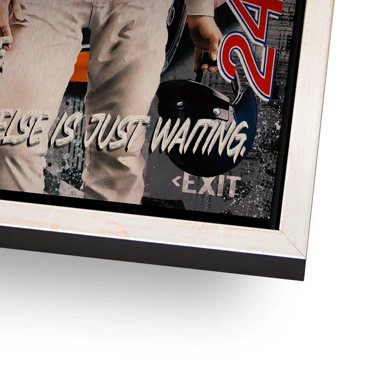 Steve 24 Stunden Aludibond Gebürstet - Alu Dibond Bild Gebürstet