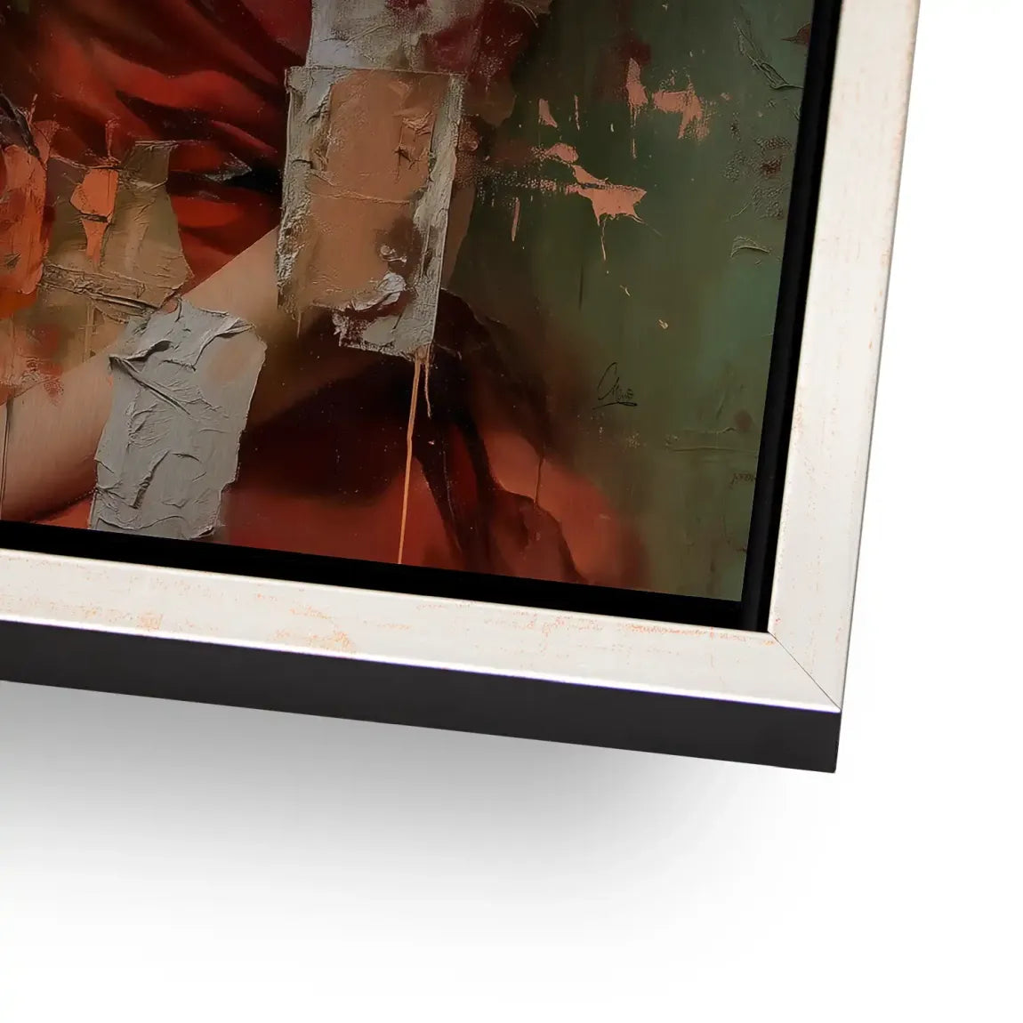 Silent Orchid Beauty Alu Gebürstet Bild