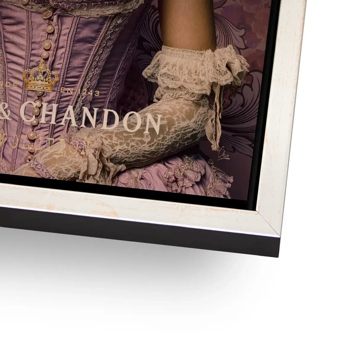 Marie Antoinette Rebell Art Alu Gebürstet Bild