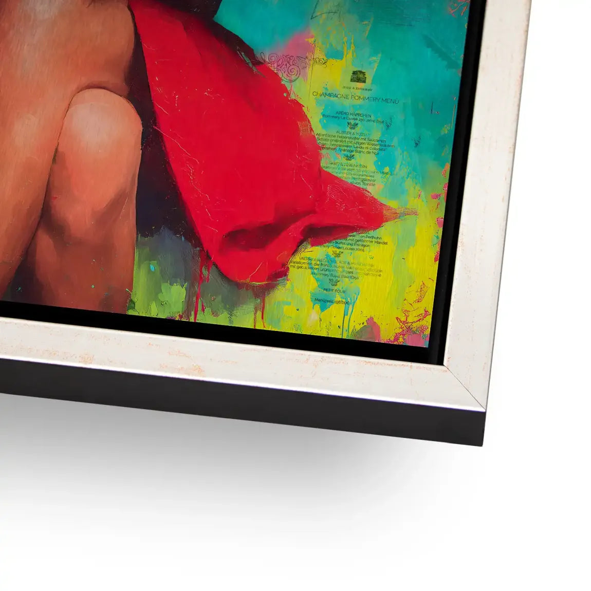 Audrey News Pop Art Aludibond Gebürstet Bild INGALERIE