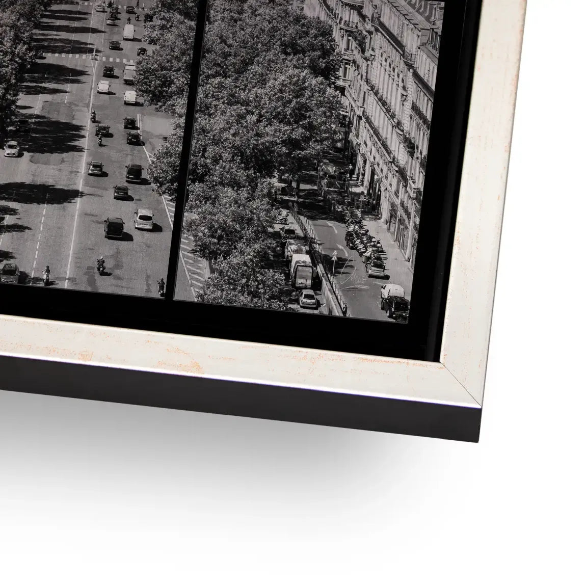 Skyline Avenue Paris Alu Gebürstet Bild