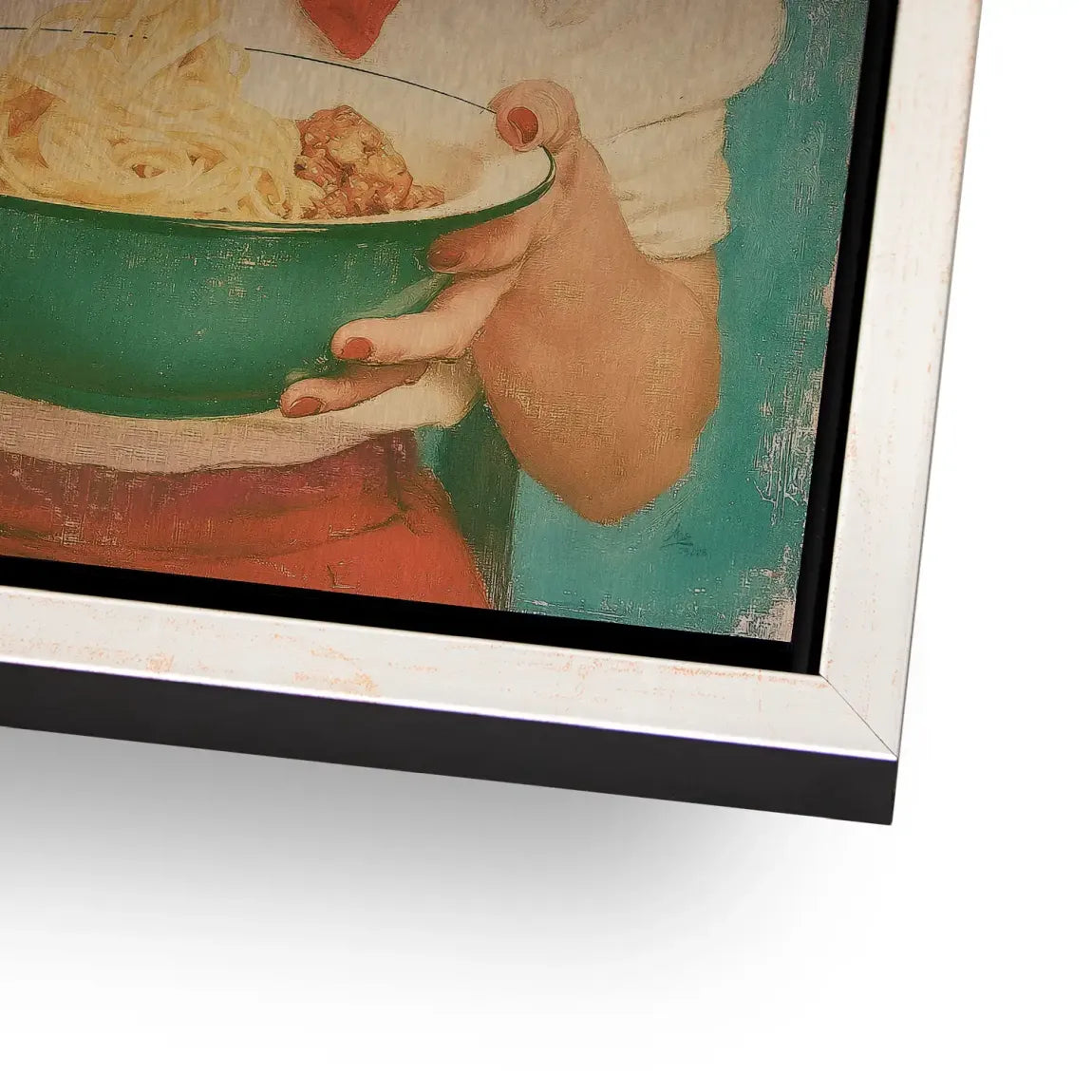 Marilyn Monroe Spaghetti Aluminiumbild gebürstet