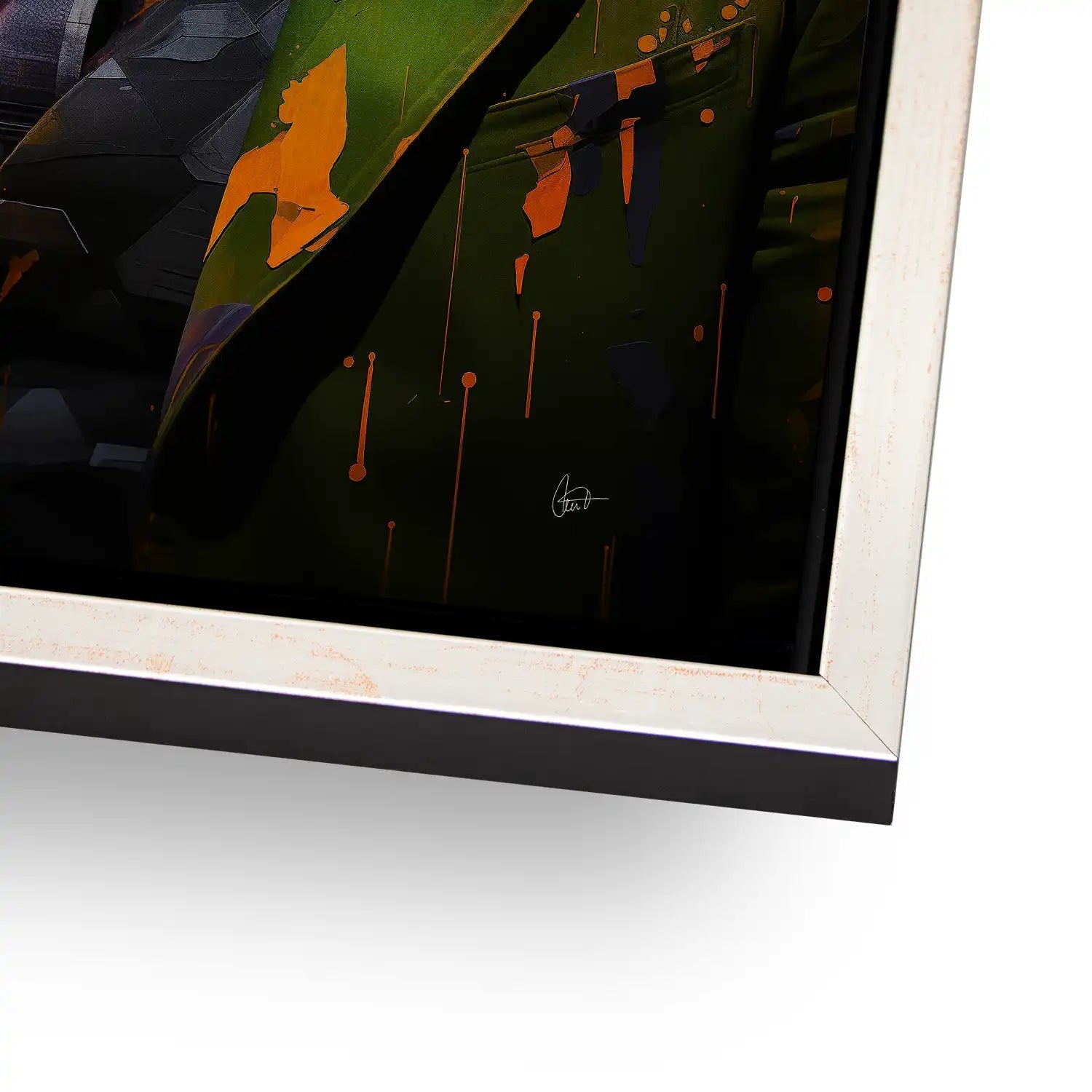 Joker Nr.2 Aludibond Gebürstet - Alu Dibond Bild Gebürstet