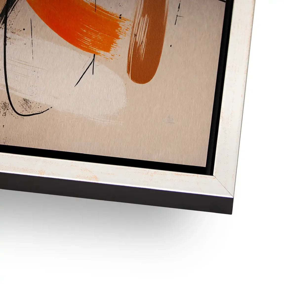 Freie Dynamik Abstrakt Alu Gebürstet Bild