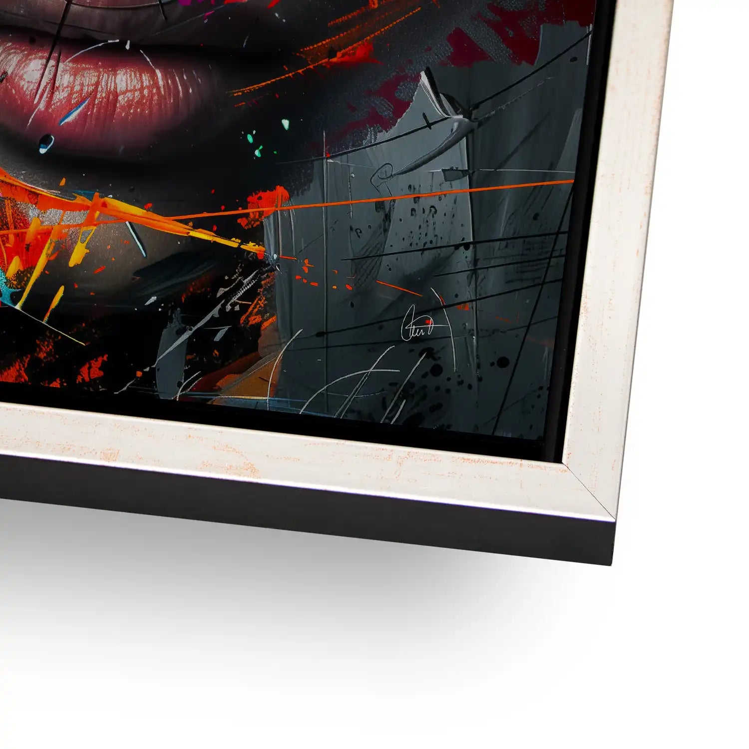 Abstrakt Girl Nr.2 Aludibond Gebürstet - Alu Dibond Bild Gebürstet