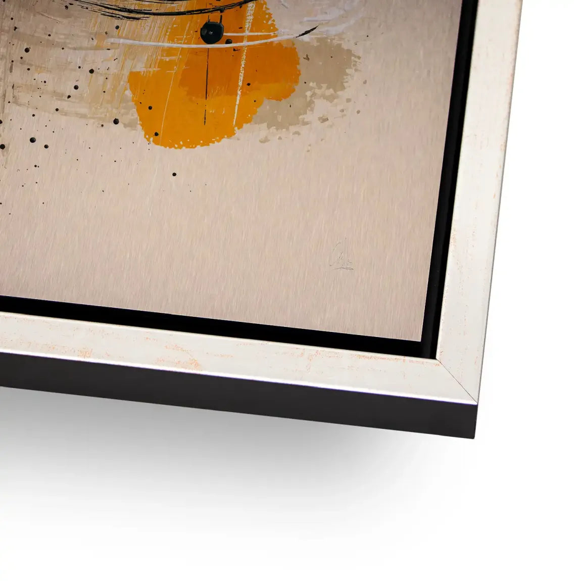 Modern Energie Abstrakt Alu Gebürstet Bild