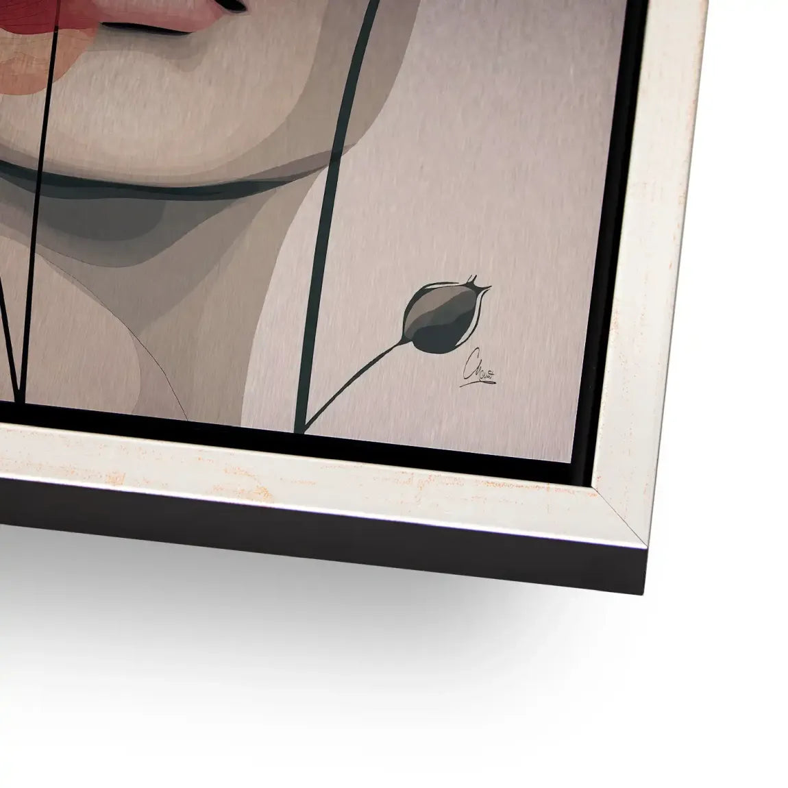 Floral Dream Alu Gebürstet Bild