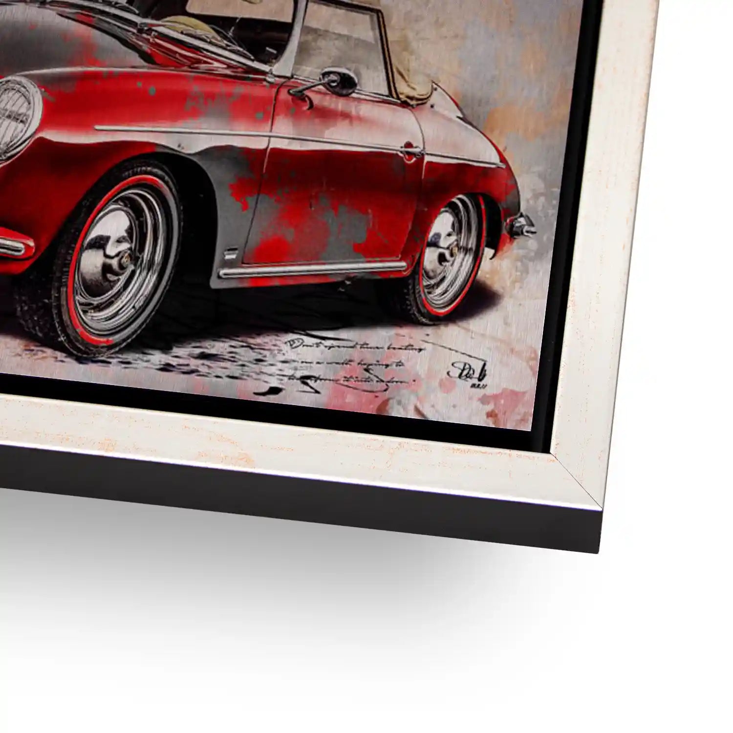 Audrey Porsche Pop Art Aludibond Gebürstet INGALERIE