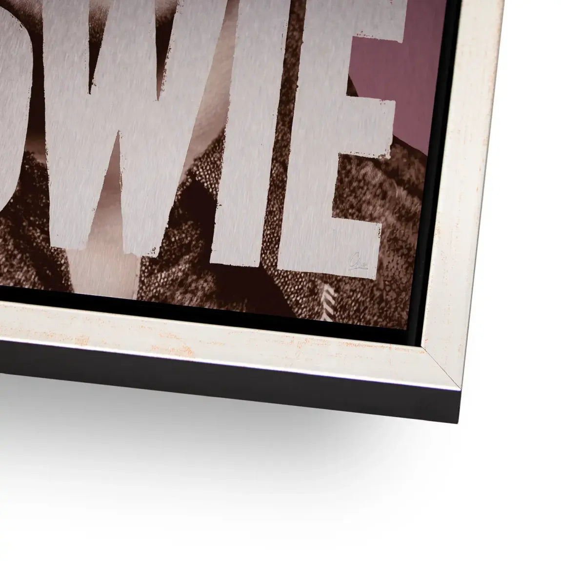 Starman Portrait Bowie Alu Gebürstet Bild