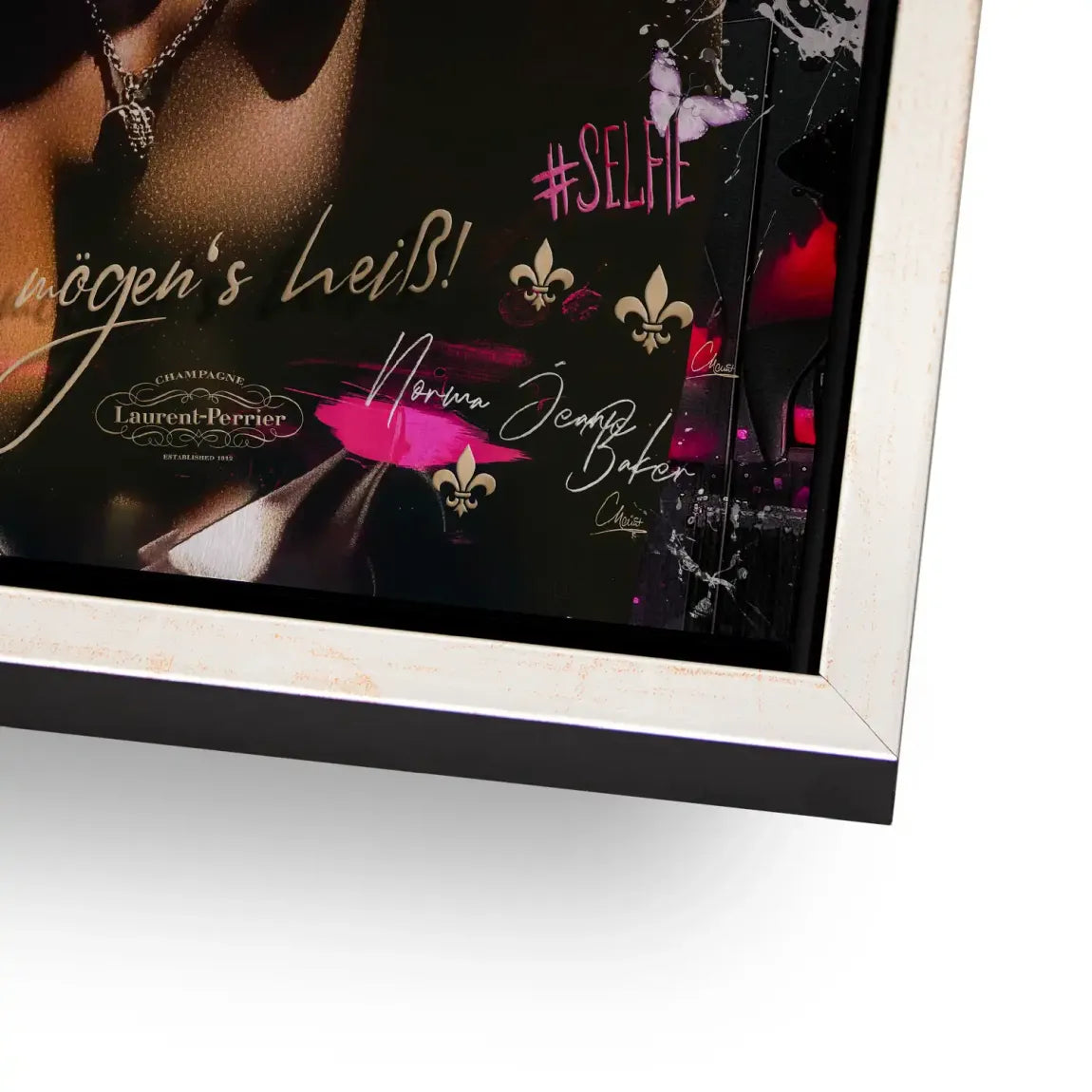 Pop Glam Marilyn Monroe Alu Gebürstet Bild