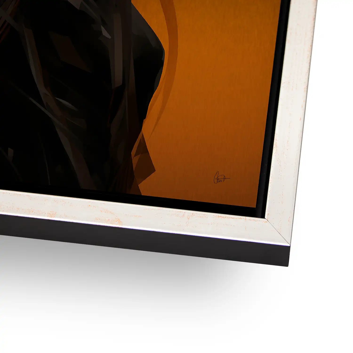 Frau mit Hut Alu Gebürstet INGALERIE