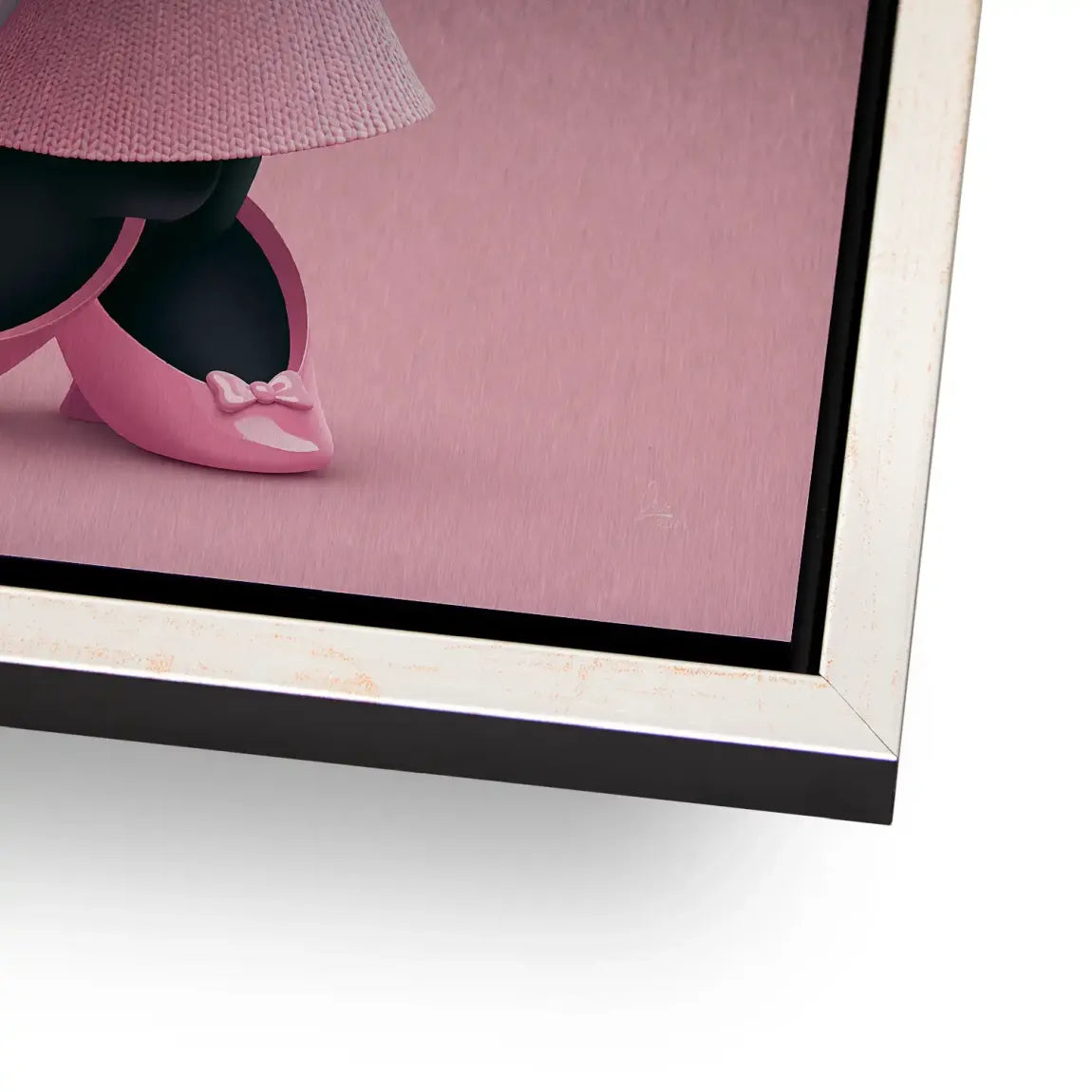 Minnie Rosé Chic Aluminiumbild gebürstet