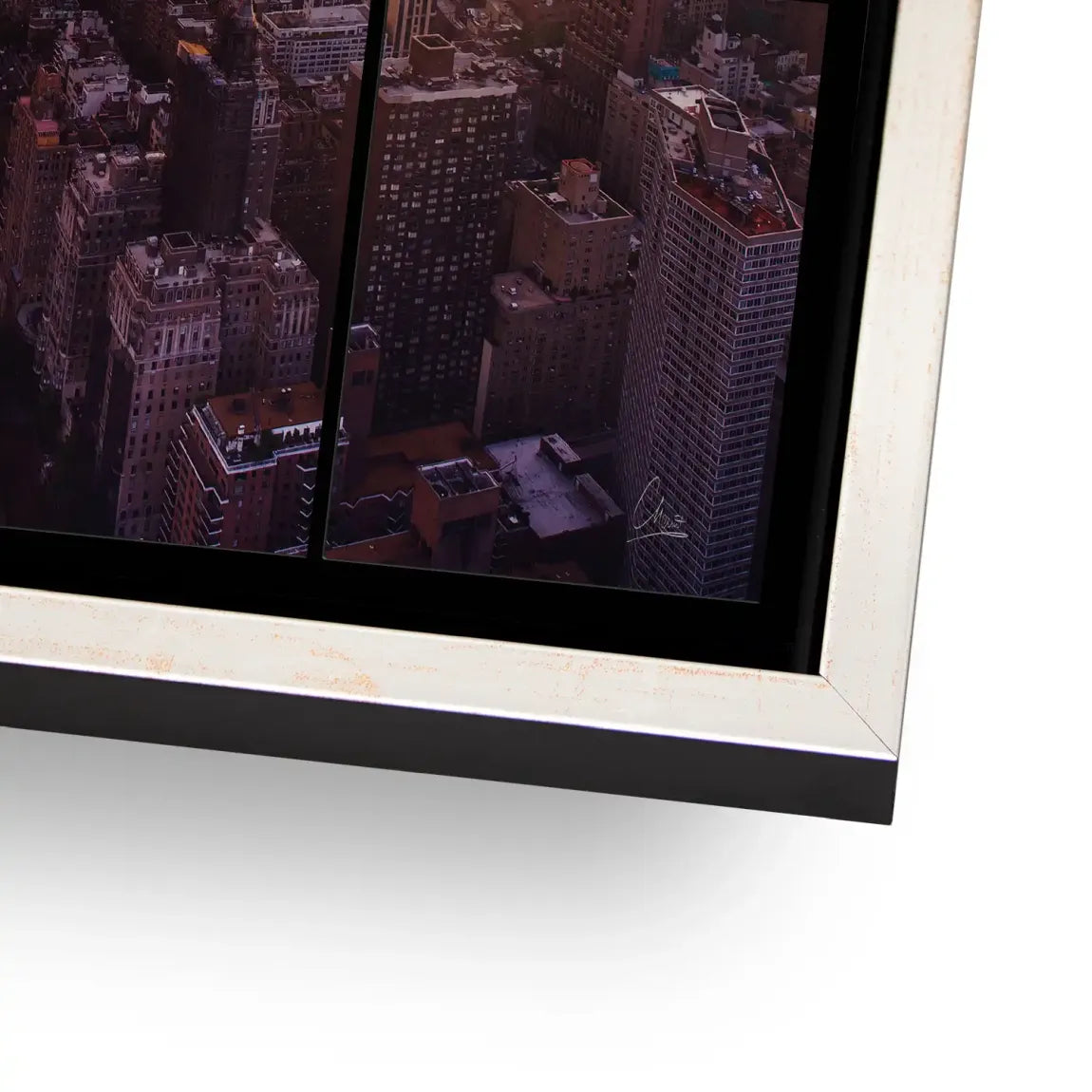 Manhattan View Alu Gebürstet Bild