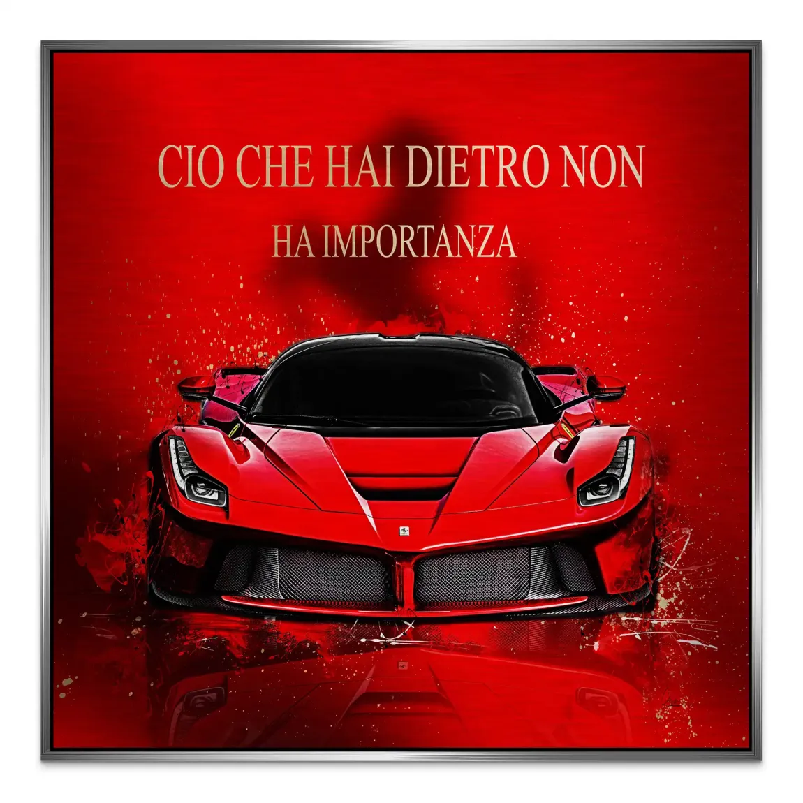 Red Velocity La Ferrari Alu Gebürstet Bild