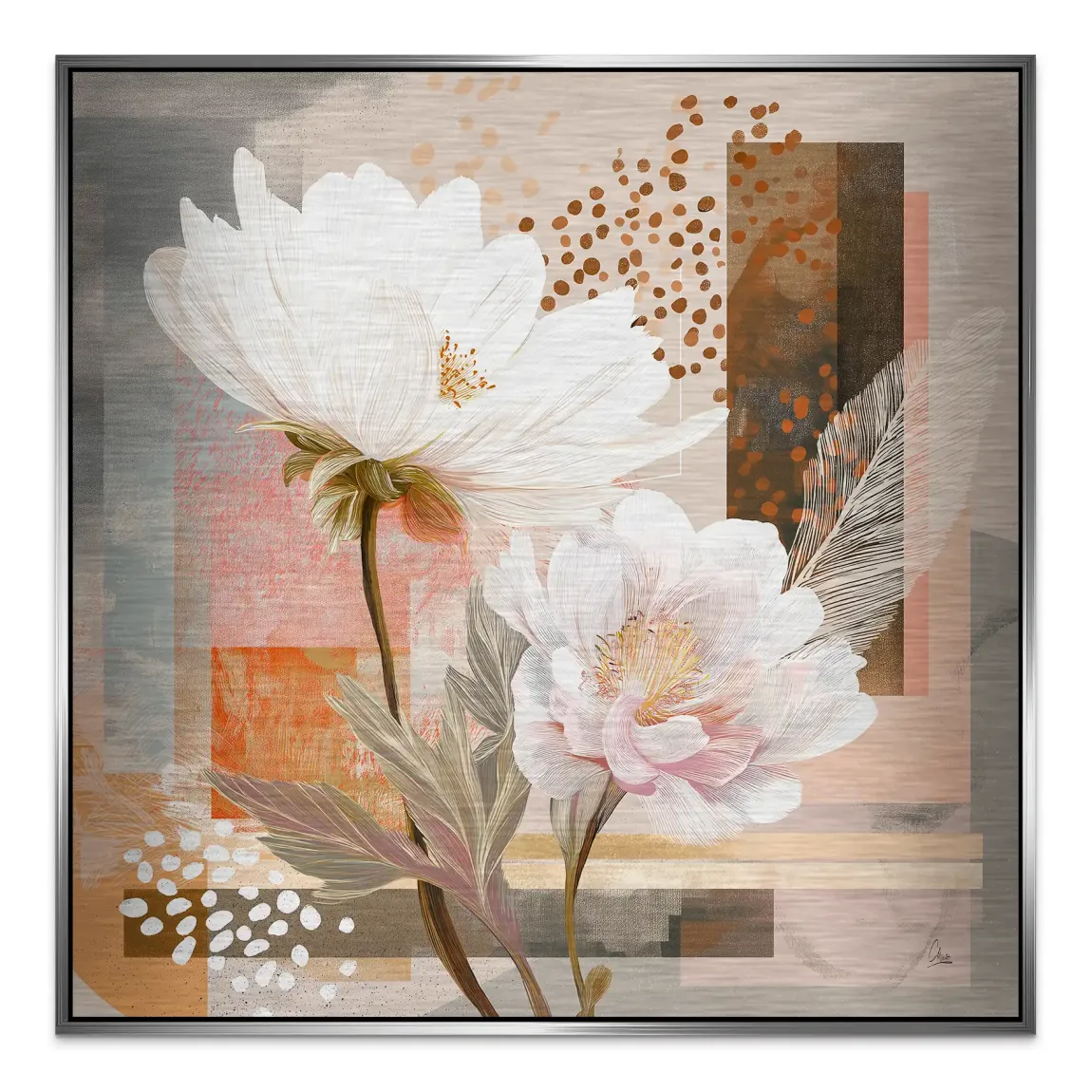 Soft Bloom Alu Gebürstet Bild