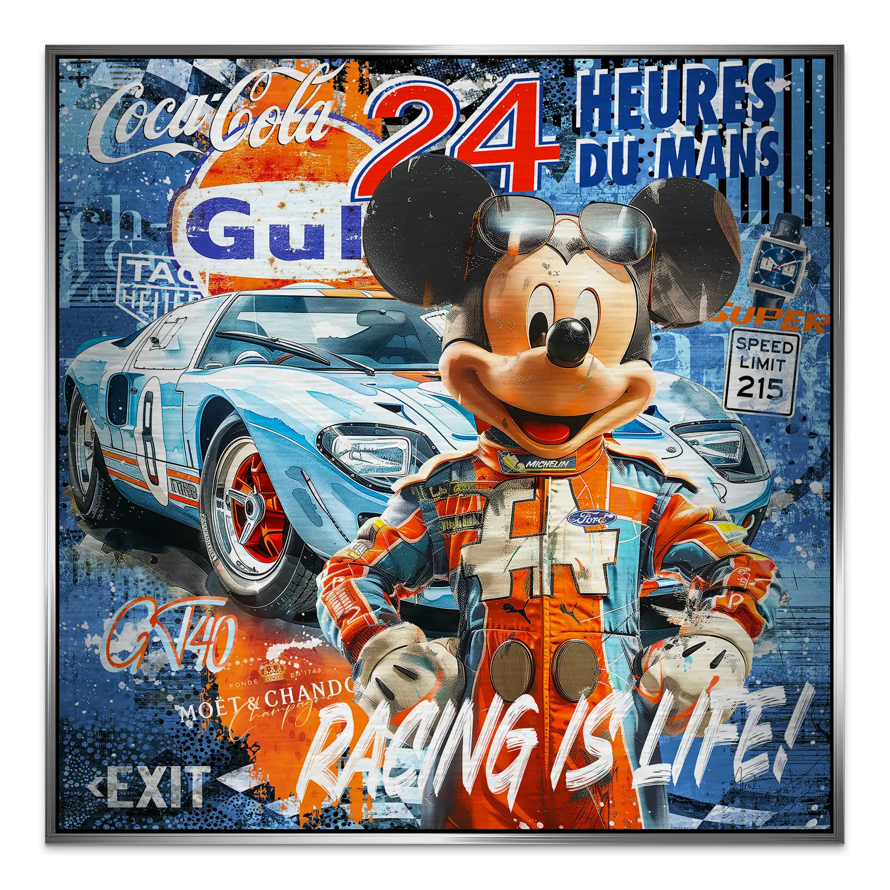 Micky GT40 Alu Gebürstet INGALERIE