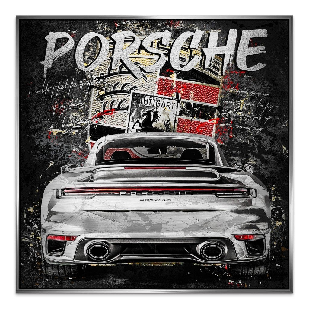 Shadowline Porsche Turbo Alu gebürstet Bild INGALERIE