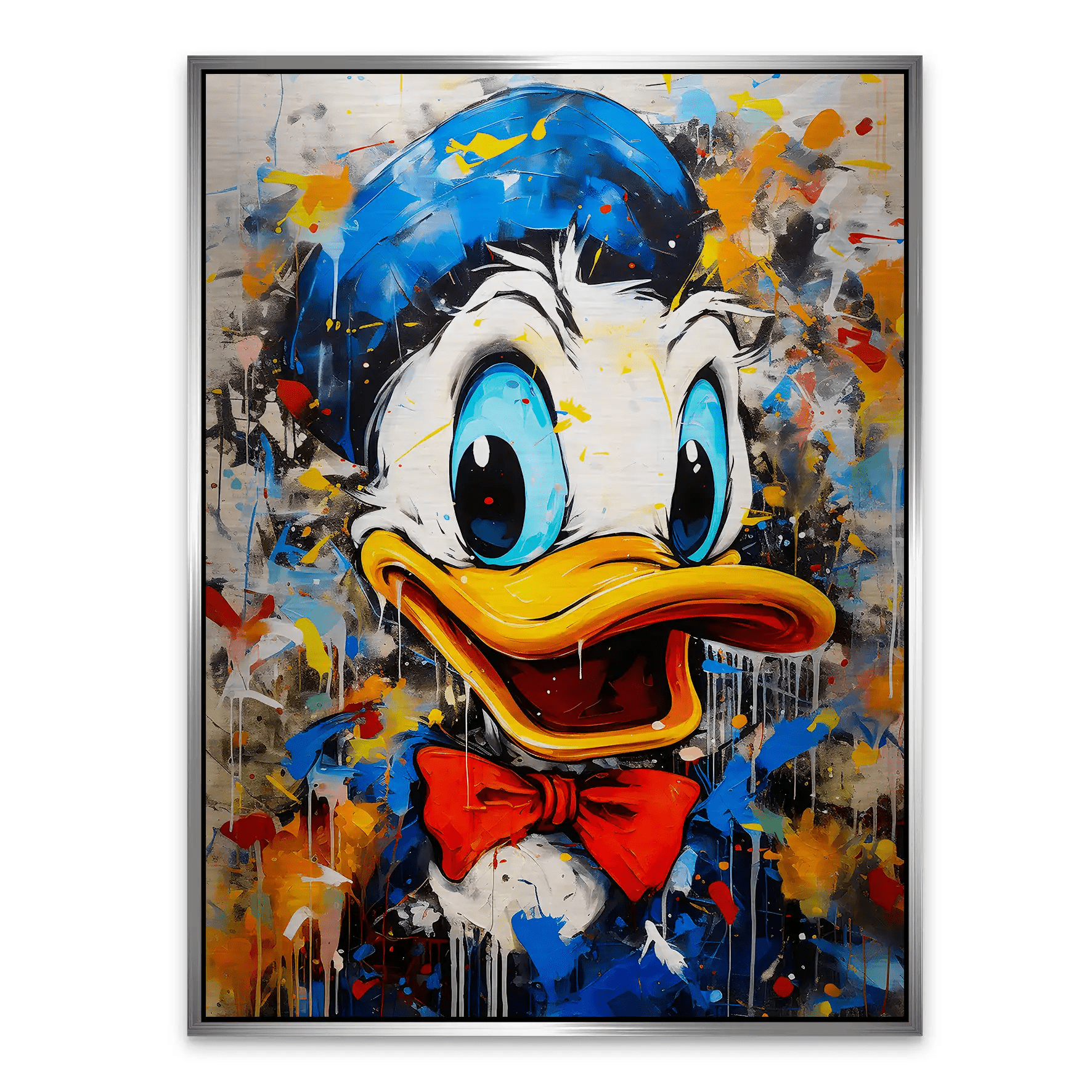 Donald Abstrakt Style Aludibond Gebürstet INGALERIE