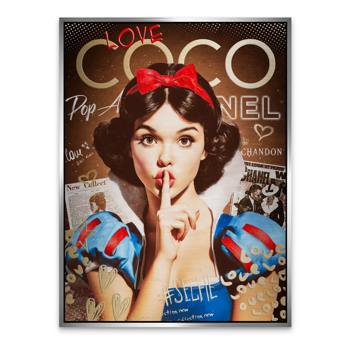 Schneewittchen Coco Glam Alu Gebürstet Bild