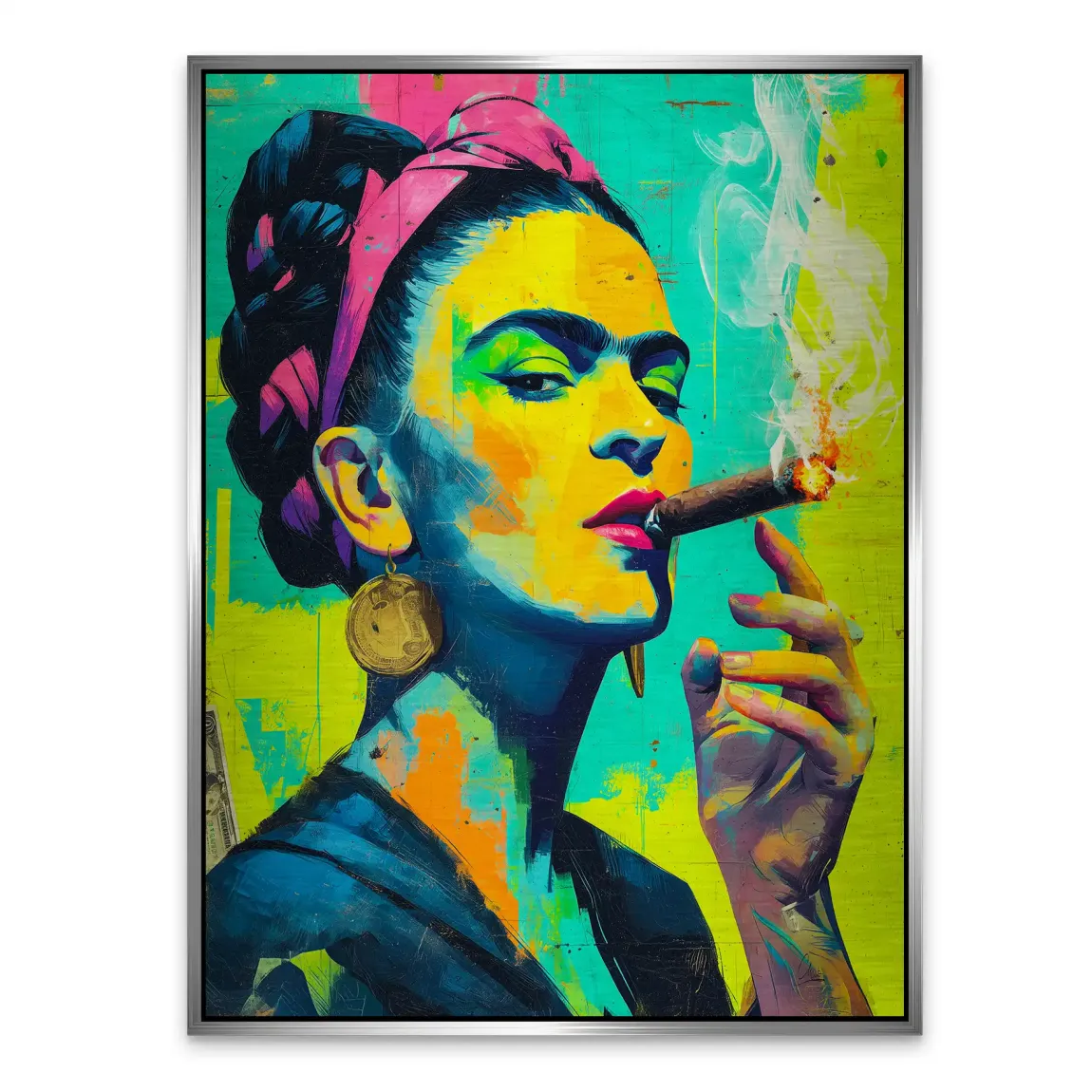 Frida Smoke Queen Alu Gebürstet Bild