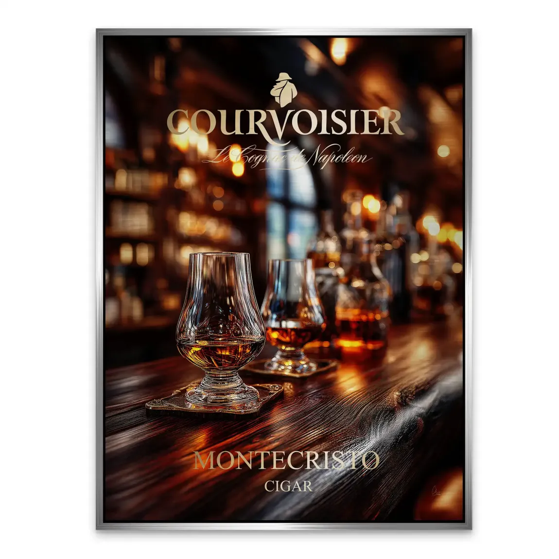 Amber Delight Cognac Alu Gebürstet Bild