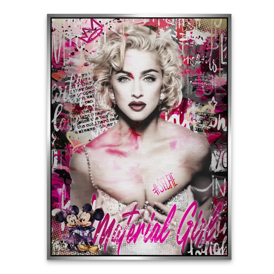 Pop Queen Vibes Alu Gebürstet Bild