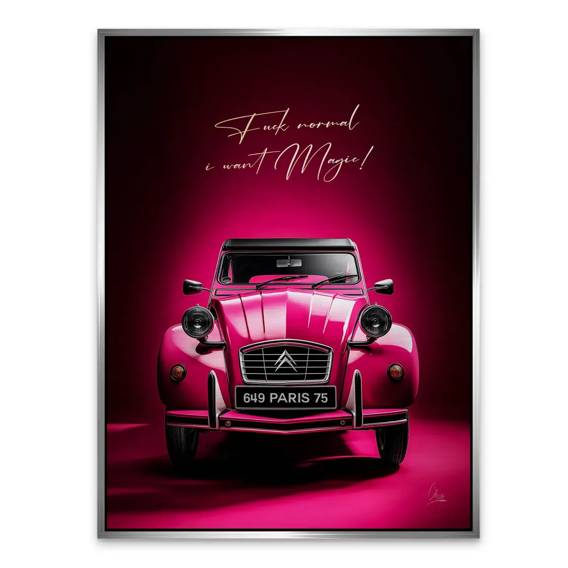 Pink Magic 2CV Alu Gebürstet Bild
