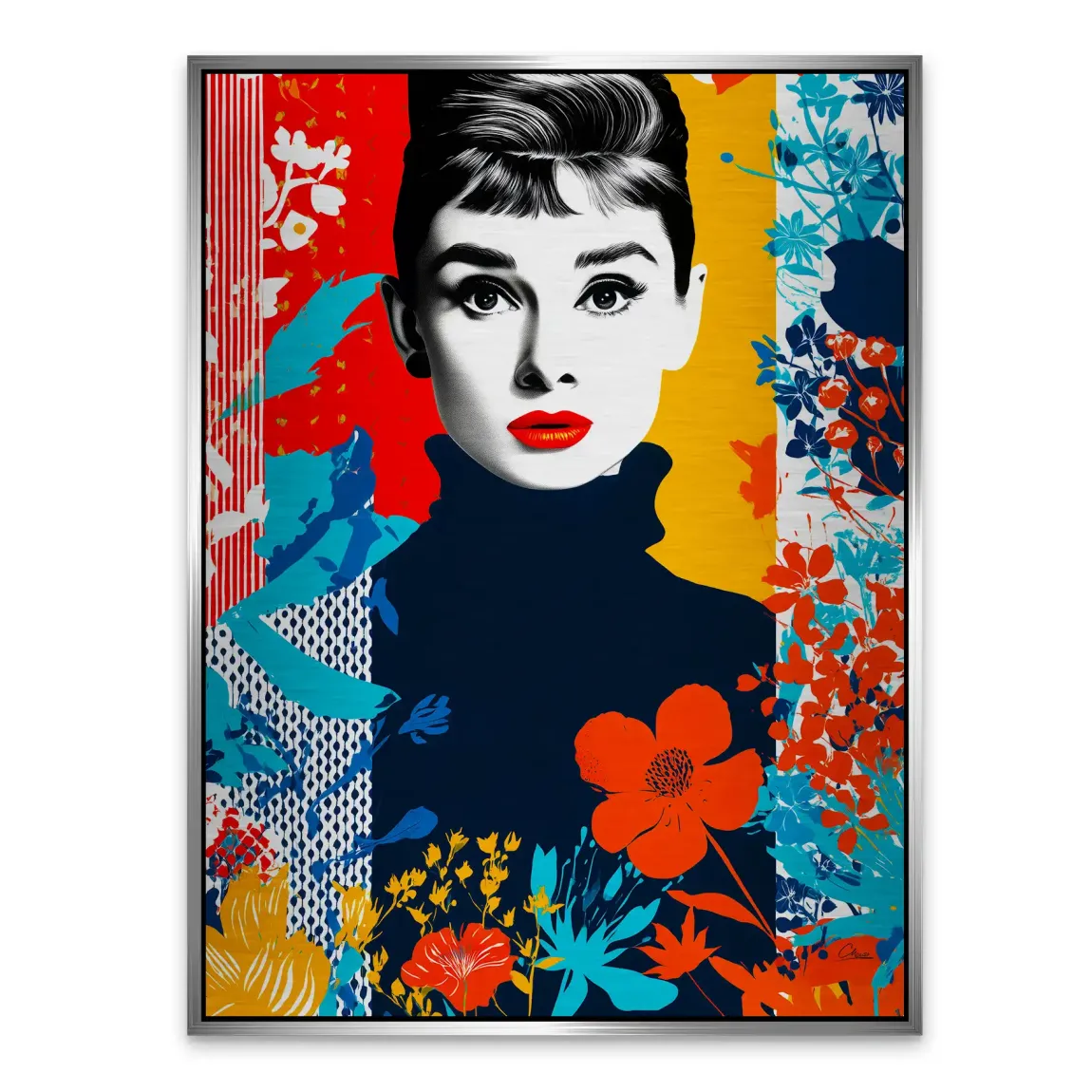 Audrey Hepburn Bloom Edition Aludibond Gebürstet INGALERIE