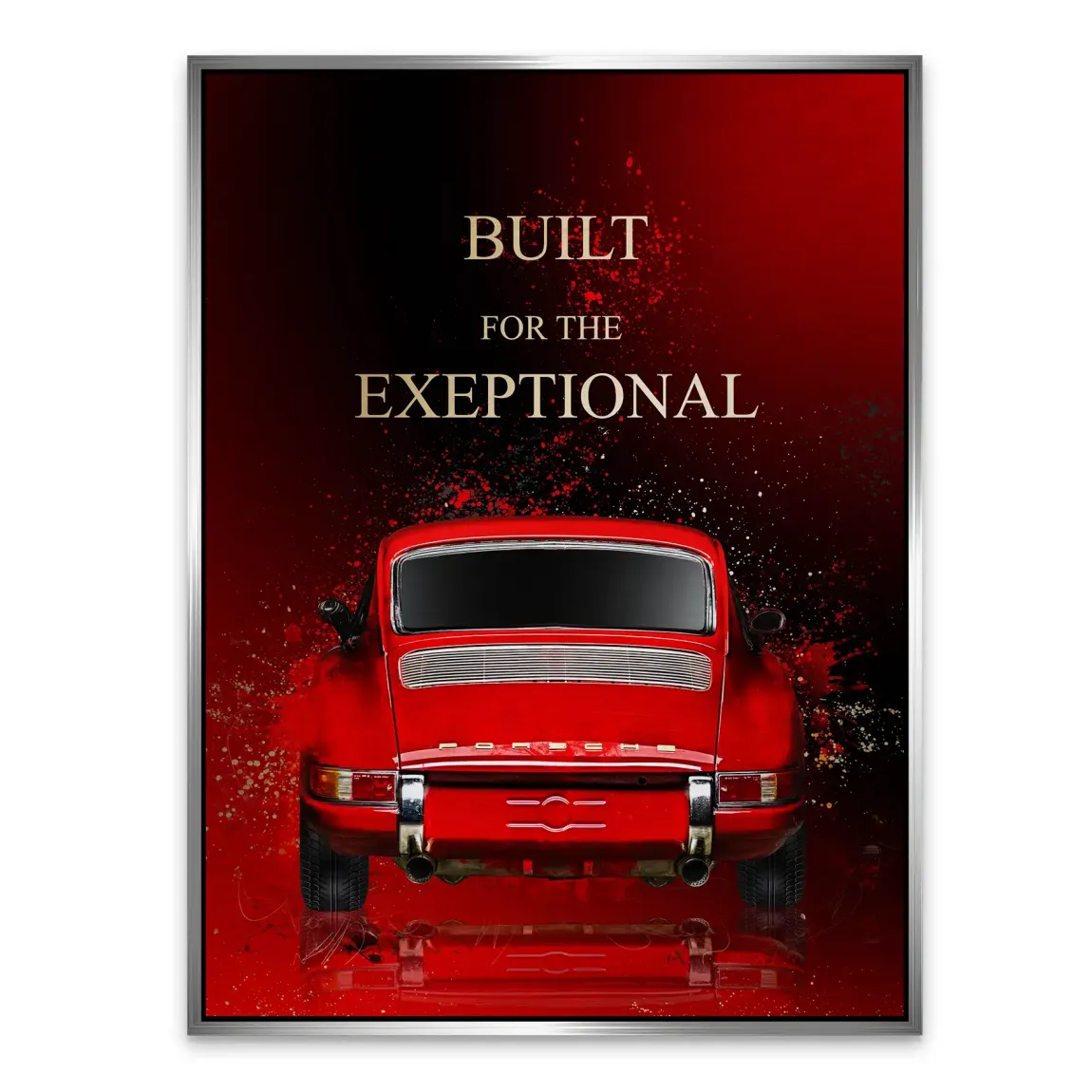 Red Legend 911 Retro Alu Gebürstet Bild