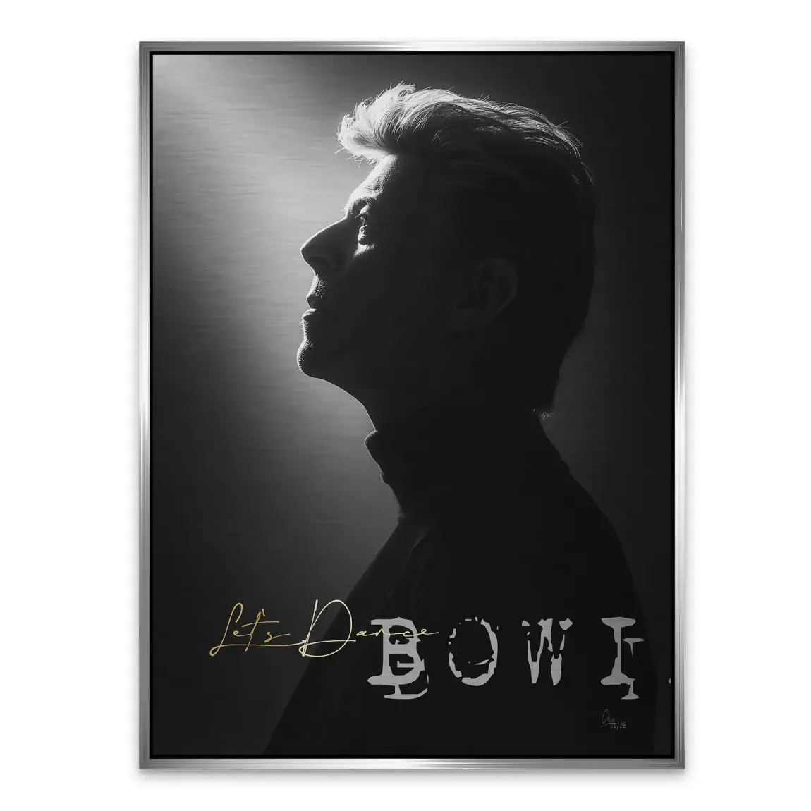 David Bowie Dance Alu Gebürstet Bild