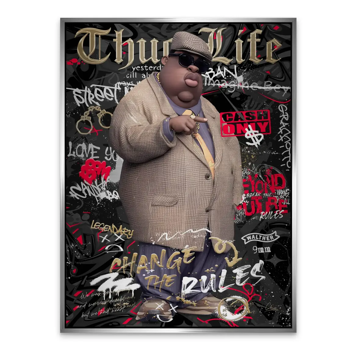Thug Life Royalty Aludibond Gebürstet INGALERIE