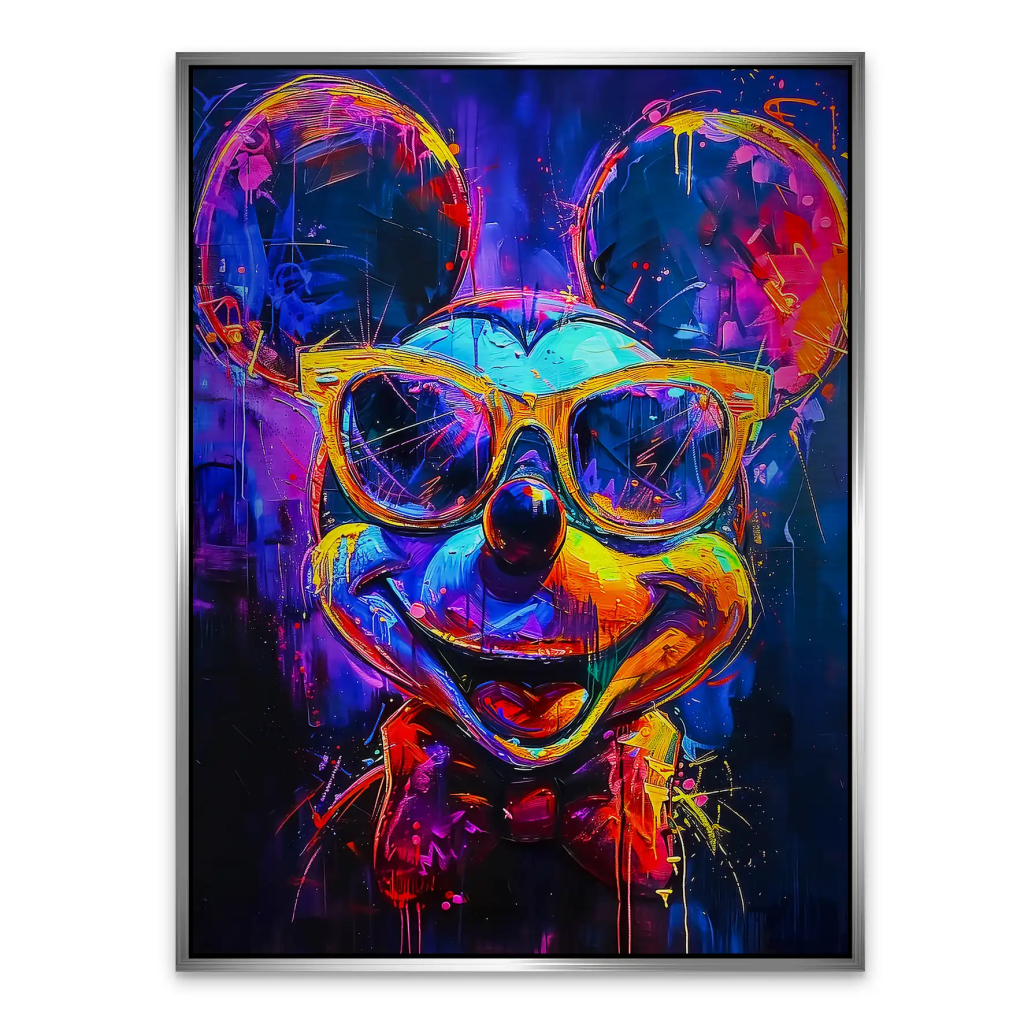 Micky Abstrakt Color Aludibond Gebürstet INGALERIE