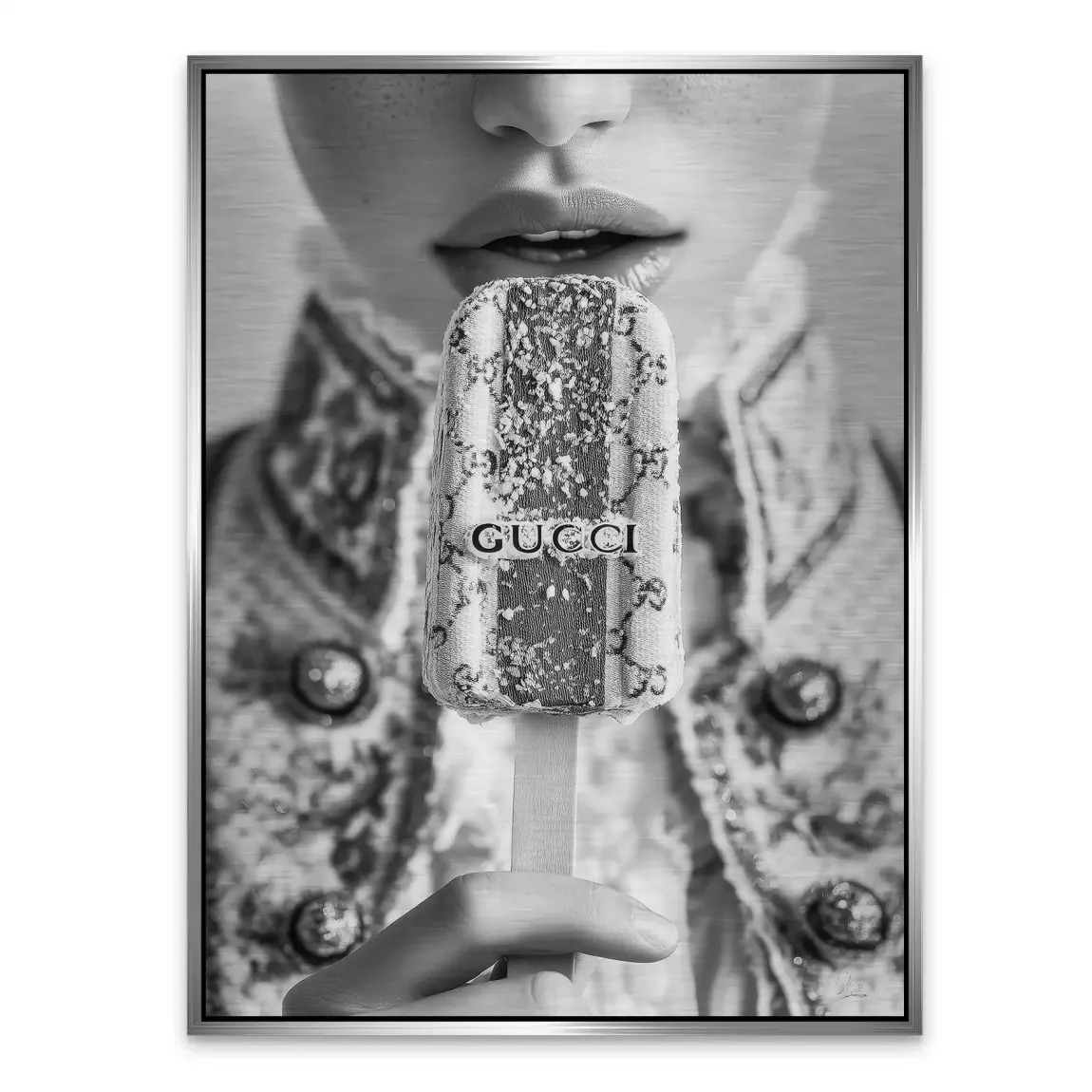 Gucci Ice Couture Noir Alu Gebürstet Bild