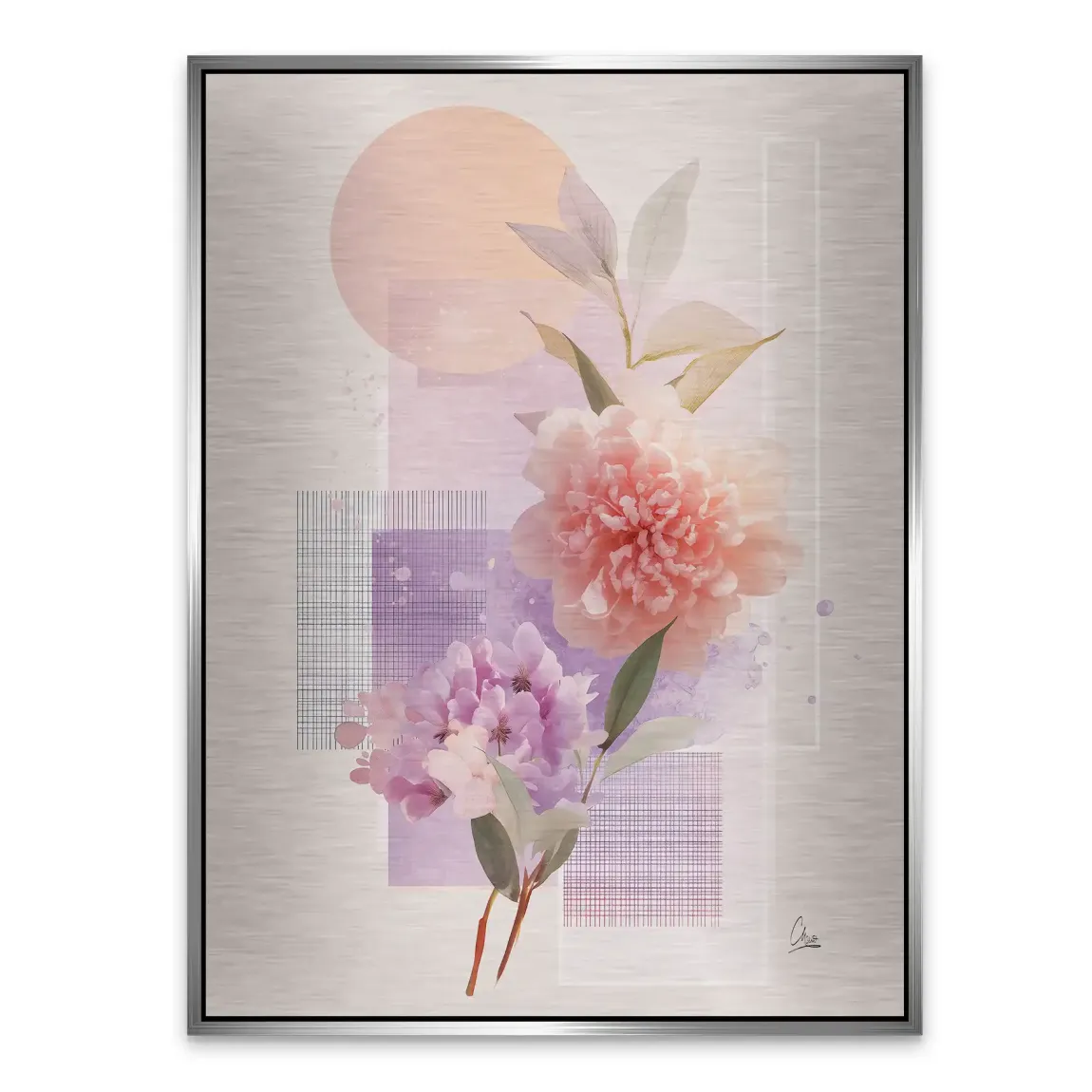 Soft Petal Harmony Alu Gebürstet Bild