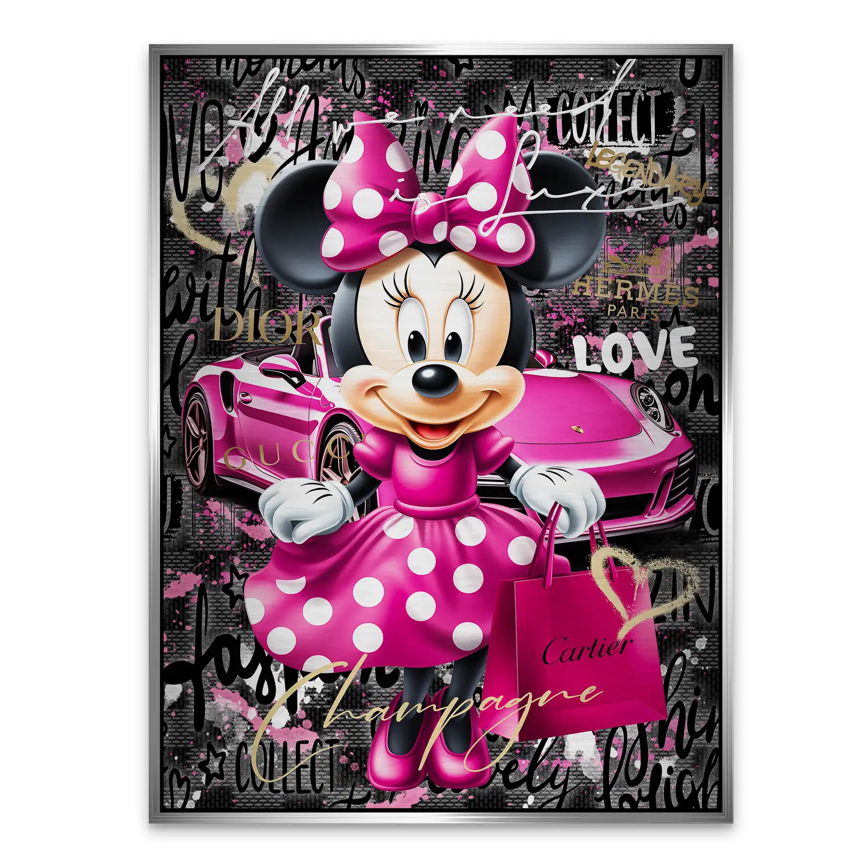 Minnie Need Luxe Aludibond Gebürstet INGALERIE