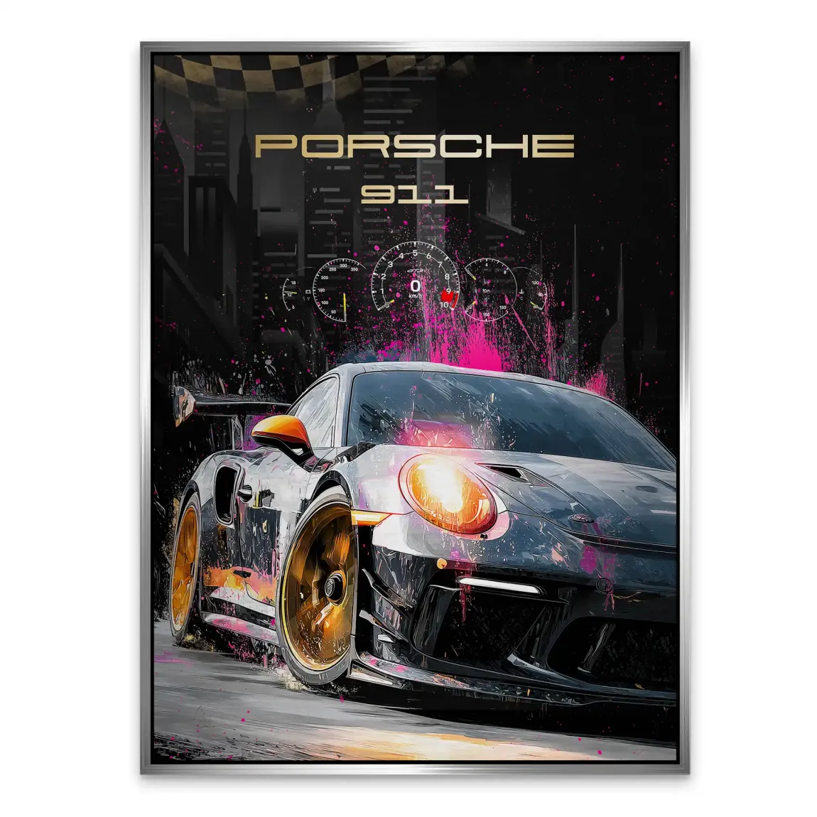 Porsche 911 GT3 Touch of Speed Alu Gebürstet Bild