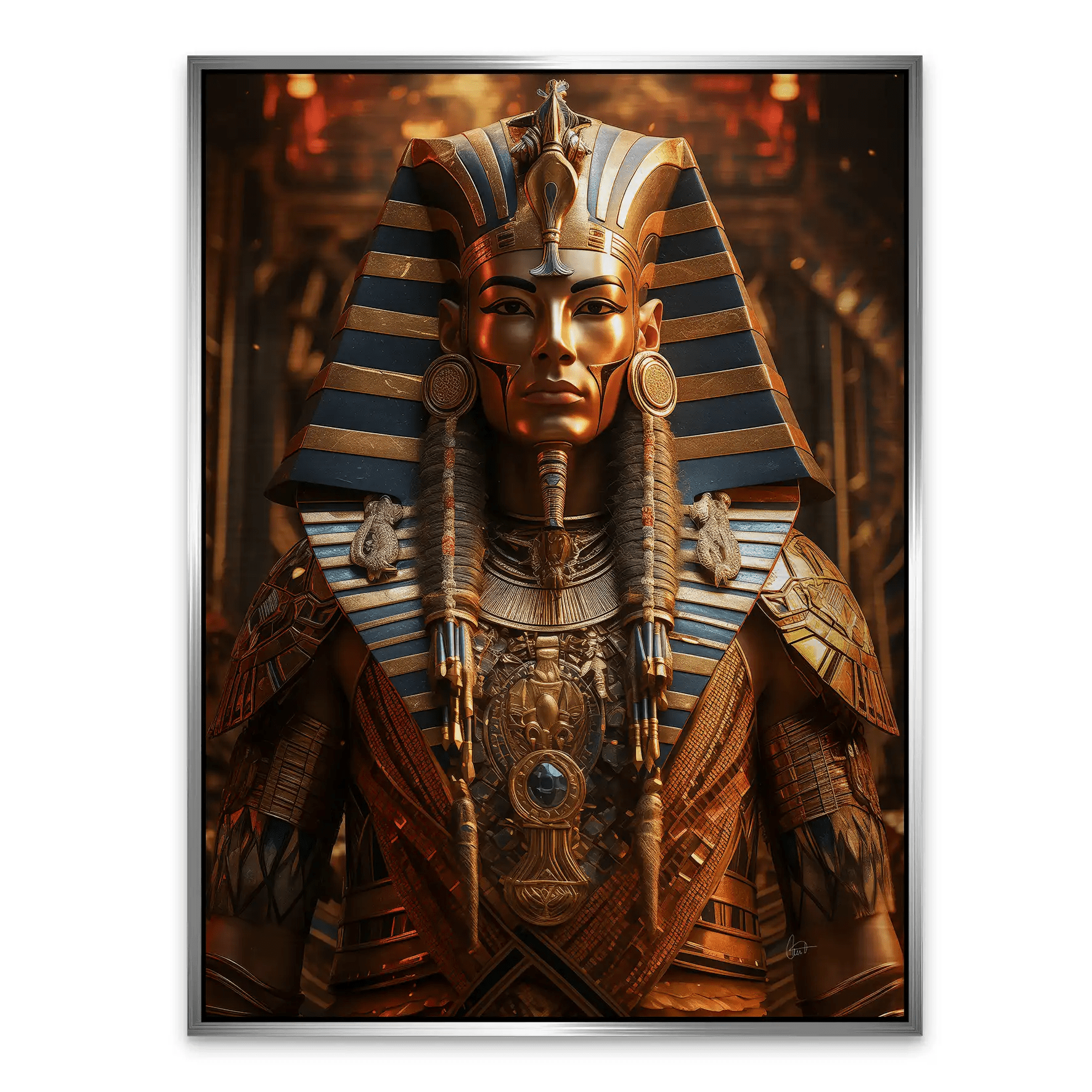 Legacy of the Pharaoh Alu gebürstet Bild INGALERIE