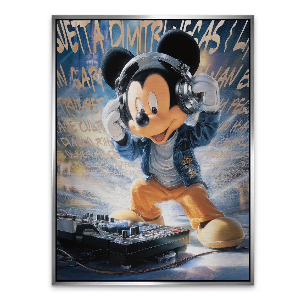 Micky Maus Sound of Style Alu Gebürstet Bild