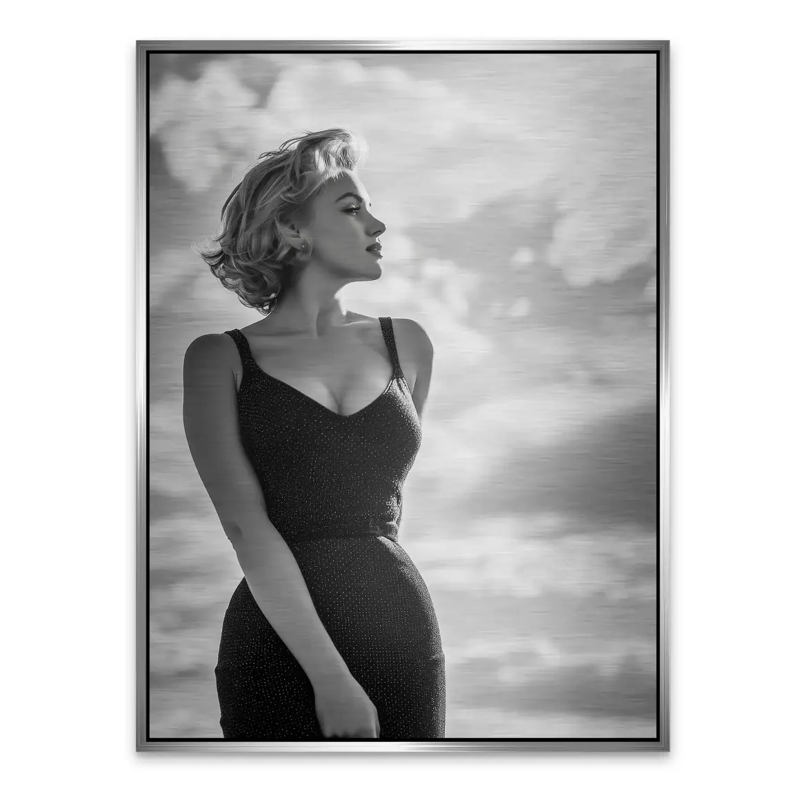 Marilyn Sunset Grace Alu Gebürstet Bild