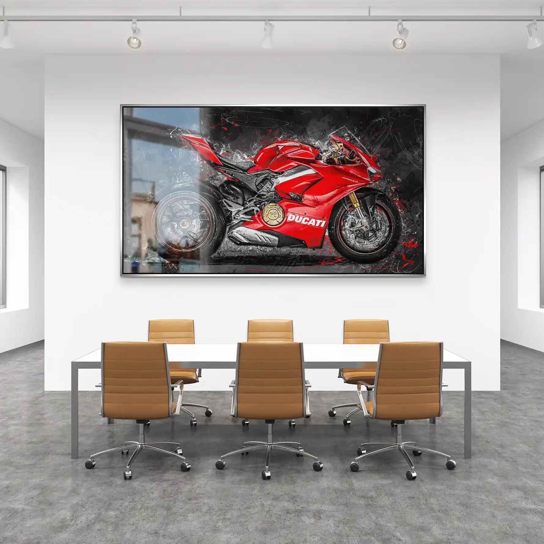Ducati Panigale Abstrakt Alu Gebürstet INGALERIE