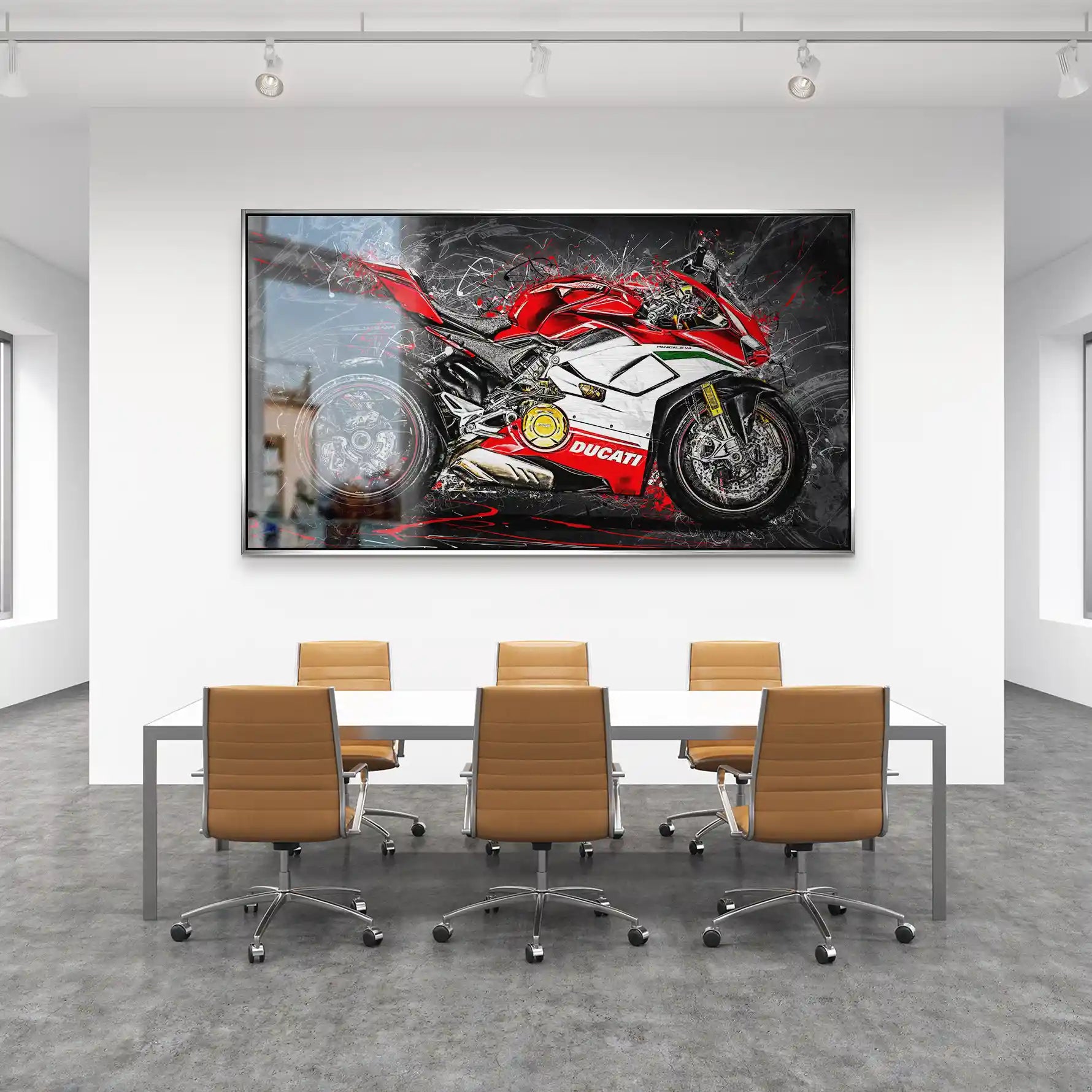 Ducati Panigale V4 Abstrakt Alu Gebürstet INGALERIE